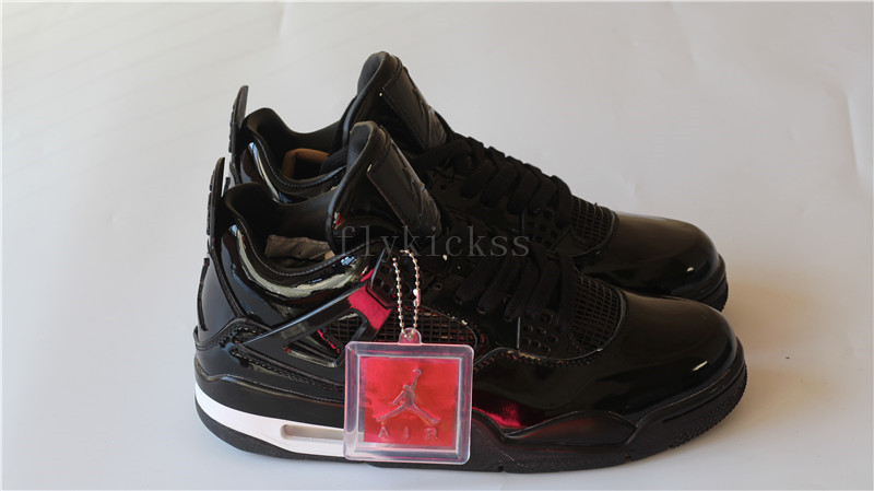 Authentic Air Jordan 4 Rero 11lab4 Black
